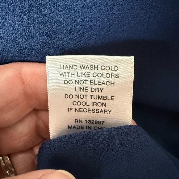 Rose & Olive Layered Split Back Paisley Sleeveless Dressy Blouse Womens Sz 1X - Picture 5 of 6